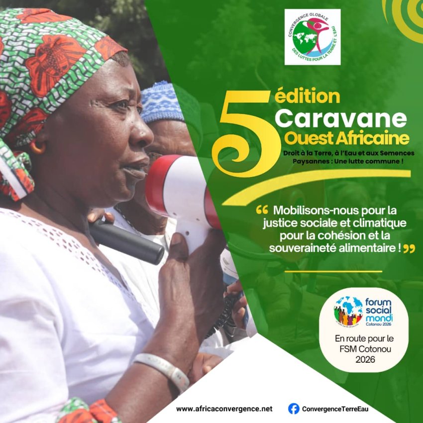 Message 5 : Mobilisons-nous pour la justice sociale et climatique pour la cohésion et la souveraineté alimentaire